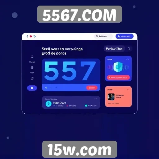 Interface do usuário em 5567.COM é intuitiva e amigável